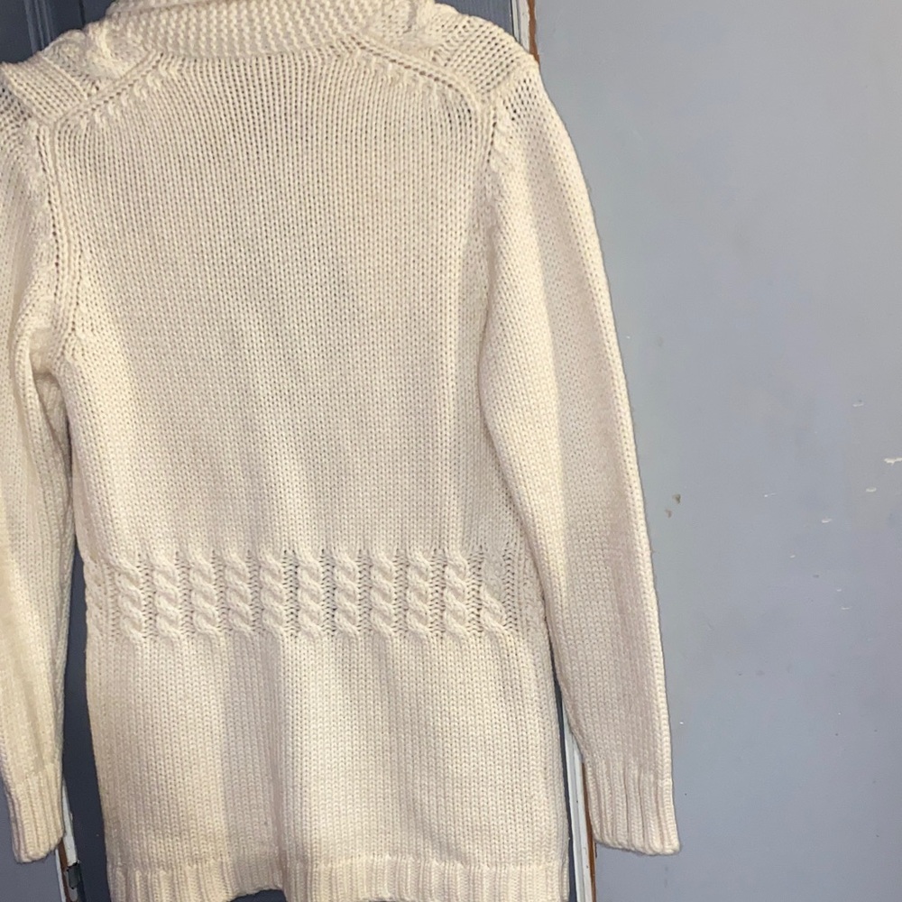 Cozy Cream Cable Knit Cardigan - Picture 8 of 8
